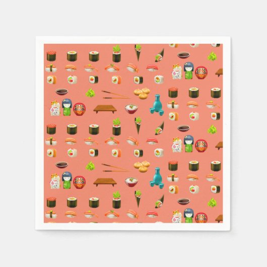 Sushi Party Napkins Serviette (Vorderseite)