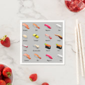 Sushi Party Napkins Serviette (Beispiel)