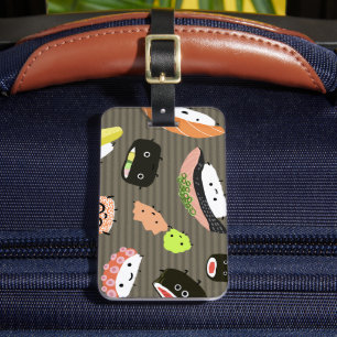 Sushi-Party - Niedliche Sashimi- und Sushi-Rolls Gepäckanhänger