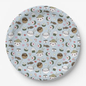 Sushi-Party-Papier-Teller Pappteller (Vorderseite)