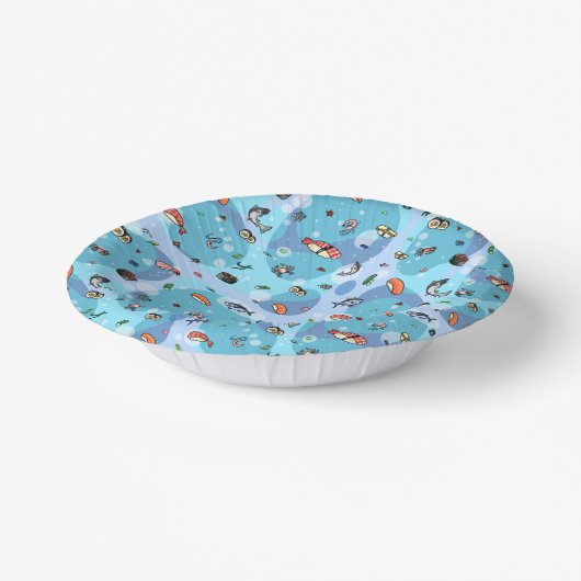 Sushi-Party-Papierplatte Pappteller (Gewinkelt)