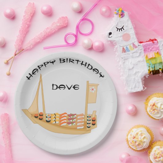 Sushi-Party Pappteller (Party)