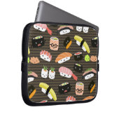 Sushi Party - Sushi Rolls, Sashimi, Wasabi, Ginger Laptopschutzhülle (Vorne Rechts)
