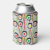 Sushi Pattern Dosenkühler (Kanne Rückseite)