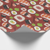 Sushi Pattern Geschenkpapier (Ecke)