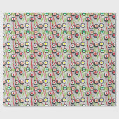 Sushi Pattern Geschenkpapier (Flach)