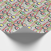 Sushi Pattern Geschenkpapier (Ecke)
