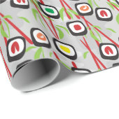 Sushi Pattern Geschenkpapier (Rolleneckpunkt)