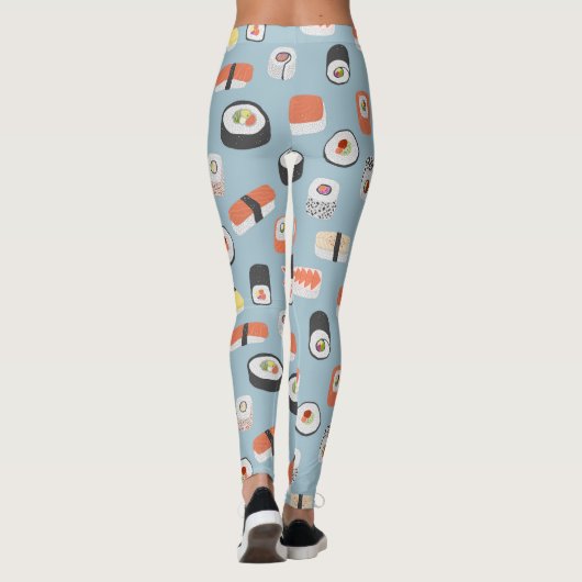 Sushi Pattern Leggings (Rückseite)