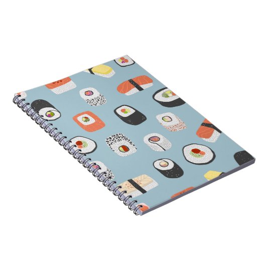 Sushi Pattern Notizblock (Rechte Seite)