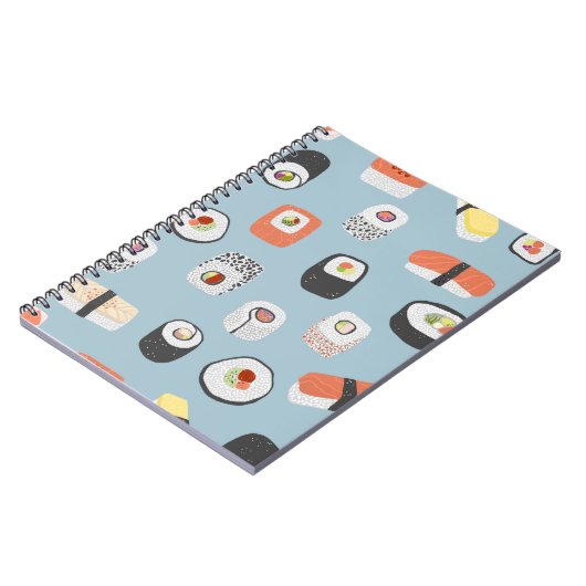 Sushi Pattern Notizblock (Linke Seite)