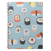 Sushi Pattern Notizblock (Vorderseite)