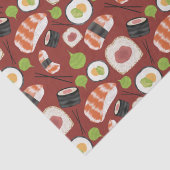 Sushi Pattern Seidenpapier (Detail)