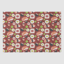 Sushi Pattern Seidenpapier