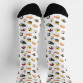 Sushi Pattern Socken (Oben)