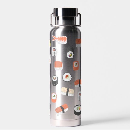 Sushi Pattern Trinkflasche (Rückseite)