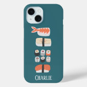 Sushi Personalisiert Case-Mate iPhone Hülle (Rückseite)