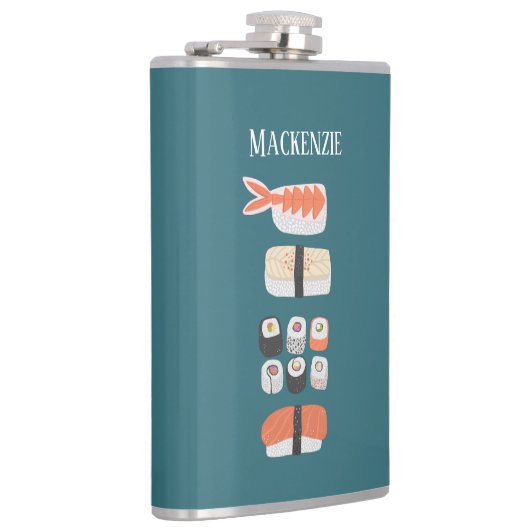 Sushi Personalisiert Flachmann (Rechts)