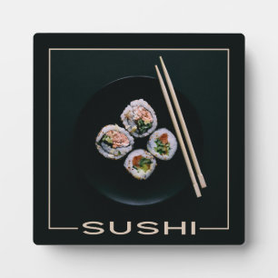 Sushi-Plakette Fotoplatte