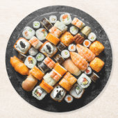 Sushi Platter Paper Untersetzer (Vorderseite)