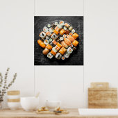 Sushi Platter Poster (Küche)
