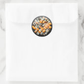 Sushi Platter Runder Aufkleber (Tasche)