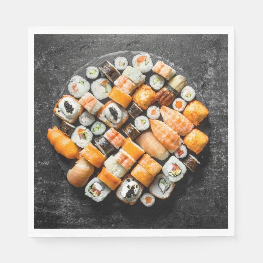 Sushi Platter Serviette (Vorderseite)