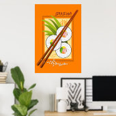 Sushi Poster (Heimbüro)