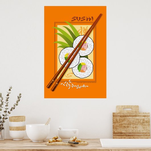 Sushi Poster (Küche)