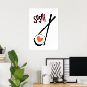 Sushi Poster (Heimbüro)