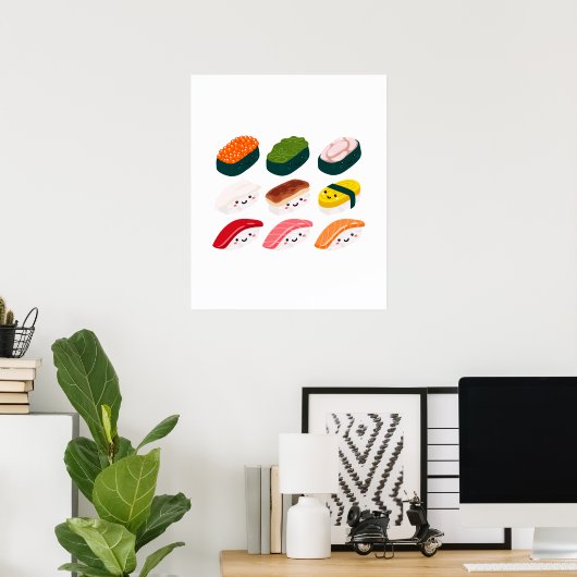 Sushi Poster (Heimbüro)