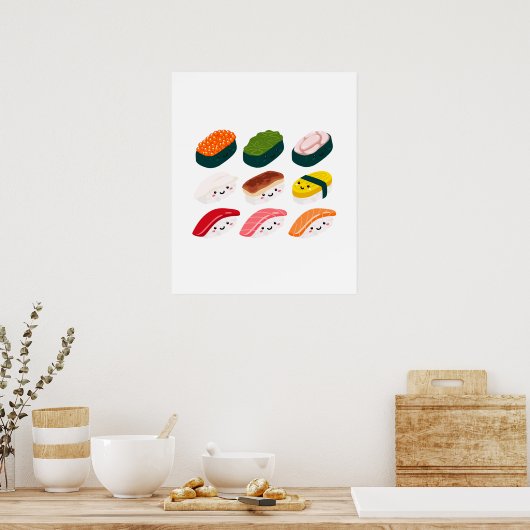 Sushi Poster (Küche)