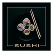 Sushi-Poster Poster (Vorderseite)