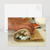 Sushi Postkarte (Vorne/Hinten)