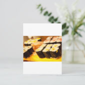 Sushi. Postkarte (Stehend Vorderseite)