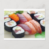 Sushi Postkarte (Vorderseite)