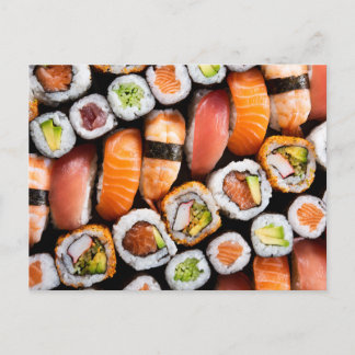 Sushi Postkarte