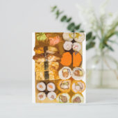 Sushi Postkarte (Stehend Vorderseite)