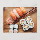 Sushi Postkarte (Vorderseite)