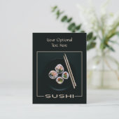 Sushi-Postkarte Postkarte (Stehend Vorderseite)