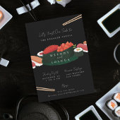 Sushi Pre Wedding Party Einladung