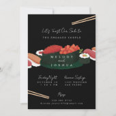 Sushi Pre Wedding Party Einladung (Vorderseite)