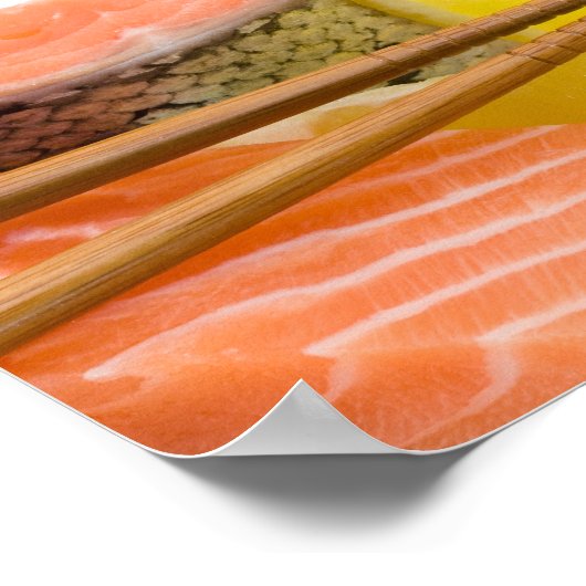 Sushi Print Poster (Ecke)