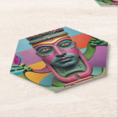 Sushi Radio Tiki Man Untersetzer (angewinkelt)