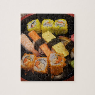 Sushi Raw Food Japanisches Essen Köstlich Serviere Puzzle