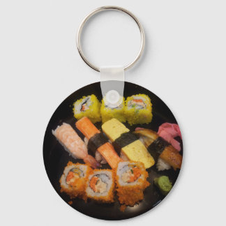 Sushi Raw Food Japanisches Essen Köstlich Serviere Schlüsselanhänger