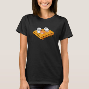 Sushi-Reis und cooler Fisch T-Shirt