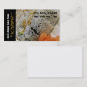 Sushi-Restaurant Kalifornien Rolls Visitenkarte (Vorne/Hinten)