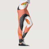 Sushi Roll Athletic Yoga Leggings (Rechts)