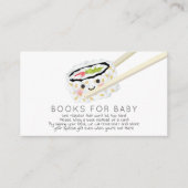 Sushi Roll Baby Showbuchanfrage Begleitkarte (Vorderseite)